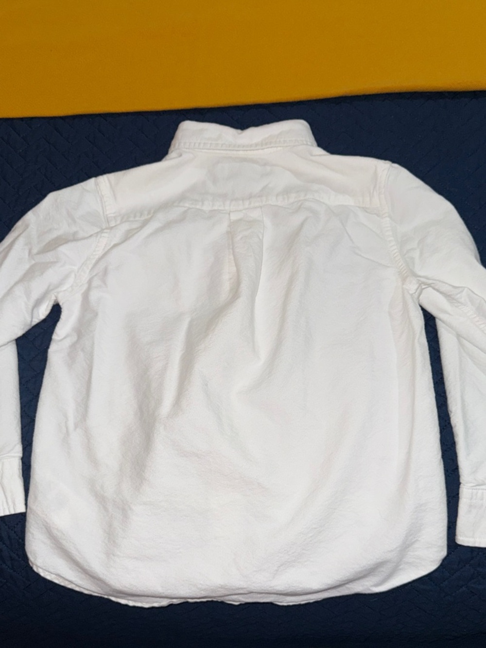 Polo by Ralph Lauren White Button-Down Shirt with Embroidered Pony - Picture 5 of 6